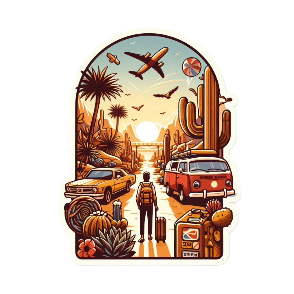 Travel Sepia Sunset Arc