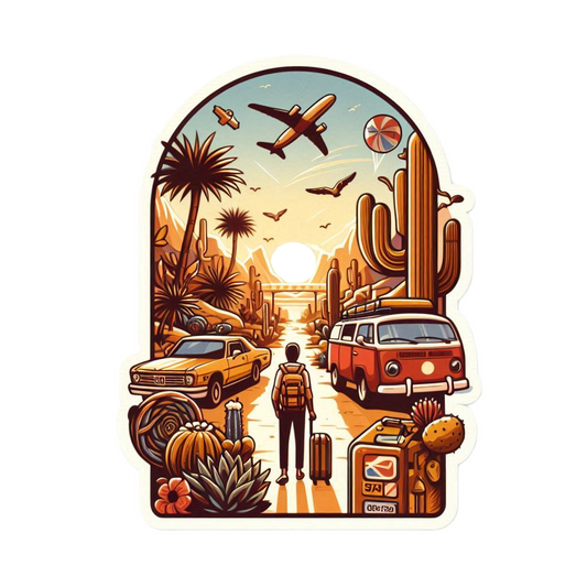 Travel Sepia Sunset Arc